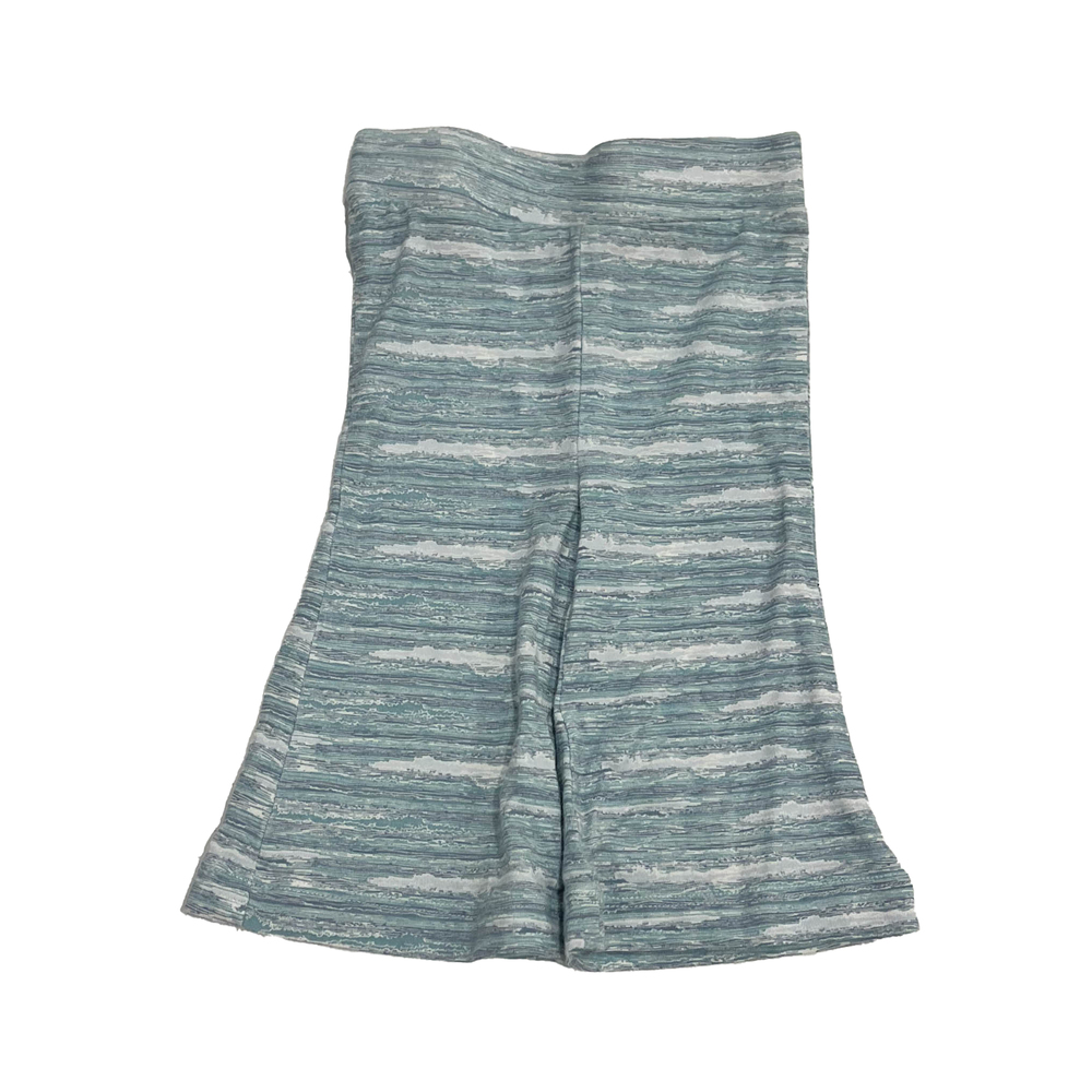 Kate Quinn Organics Girls Aqua Stripe Leggings size: 0-3 Months
